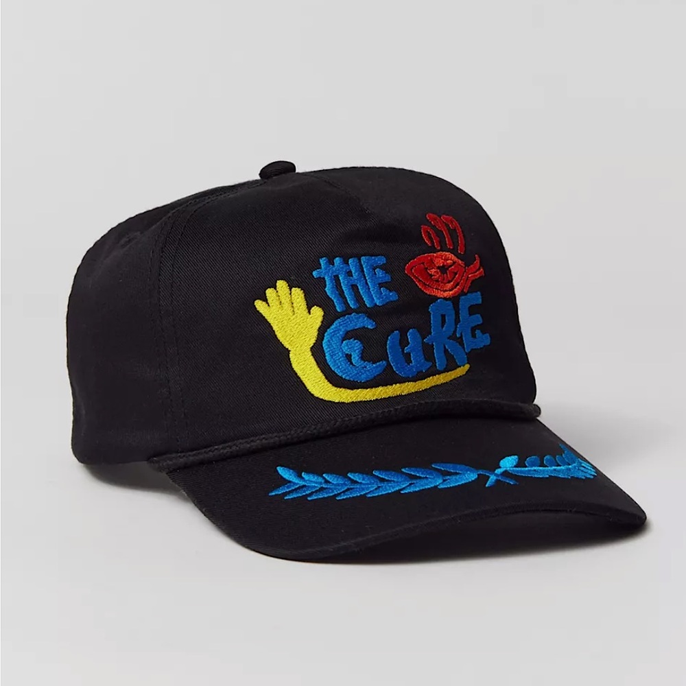 NWT The Cure Retro Embroidered Captain Snapback Hat